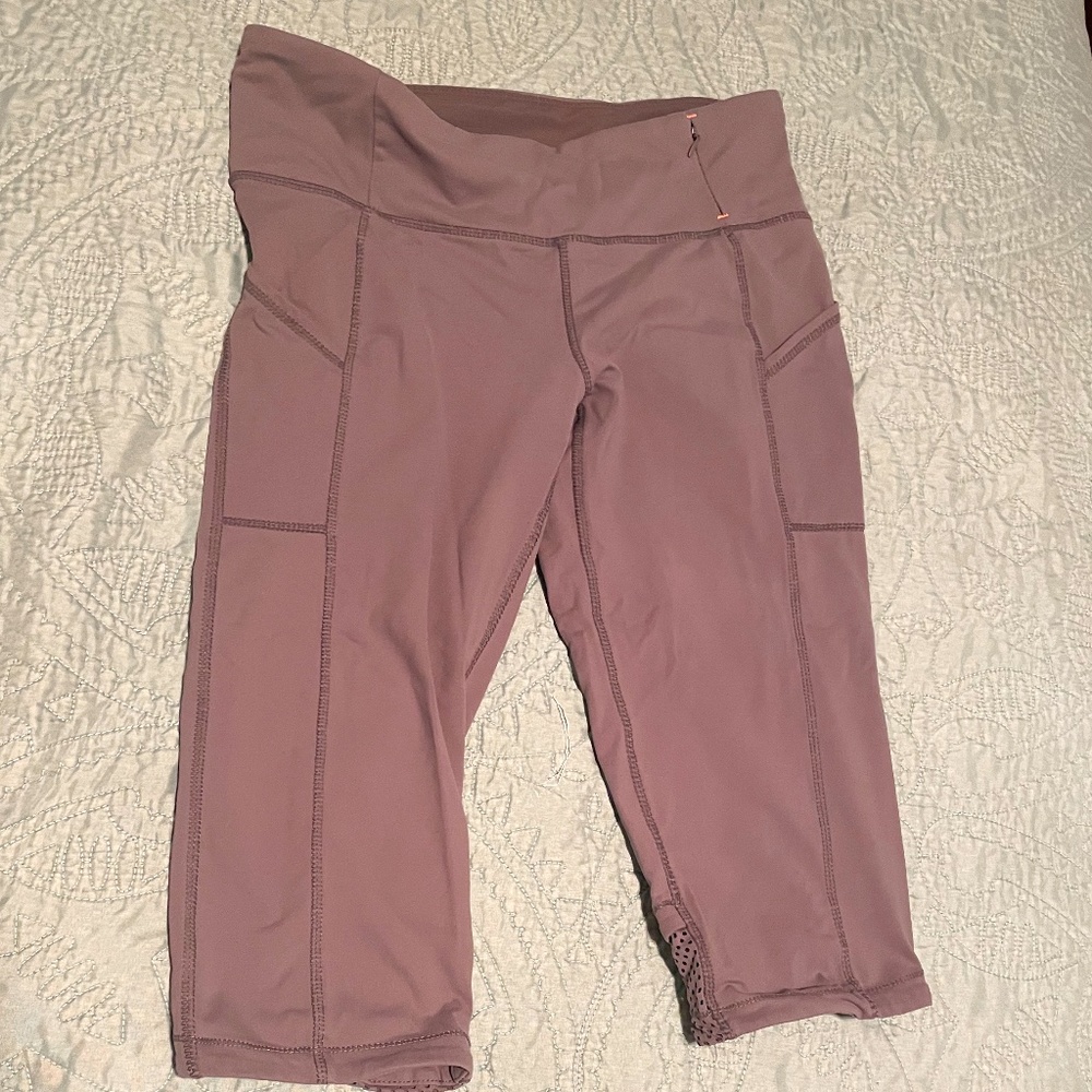 Gray Yoga Capri